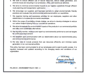 Environmental Policy